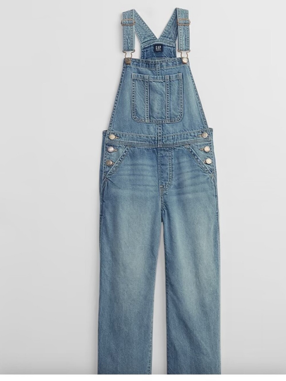 GAP Light Blue Denim Kid's Overalls with Front Bib